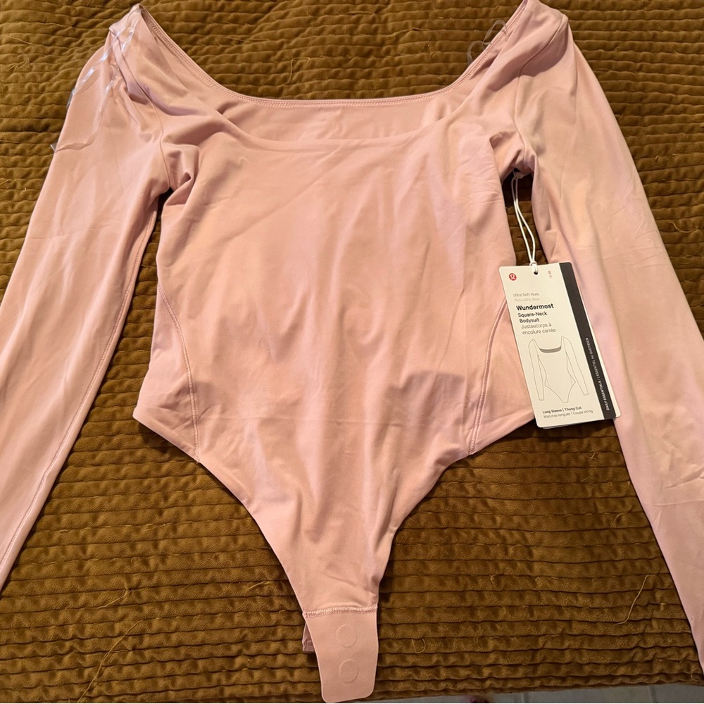 Lululemon Wundermost Square Neck Bodysuit